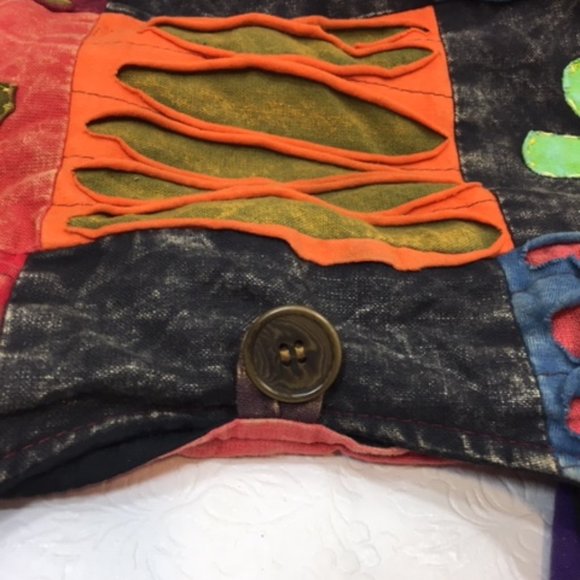 Rising International Cotton HOBO Tie Dyed Floral Shoulder Bag Nepal - Picture 5 of 14